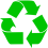 Umweltbezogene Angaben zum Gehalt an recyceltem Material