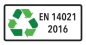 Umweltbezogene Angaben zum Gehalt an recyceltem Material